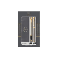 Набор Parker «IM Core Brushed Metal GT»: ручка шариковая, ручка роллер