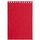 Блокнот Dali Mini в клетку, красный